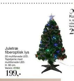 Harald Nyborg Juletræ fiberoptisk lys, DKK 199 tilbud