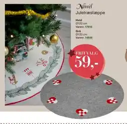 Harald Nyborg Juletræstæppe, DKK 59 tilbud