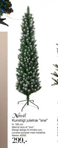 Harald Nyborg Kunstigt juletræ ”sne”, DKK 299 tilbud