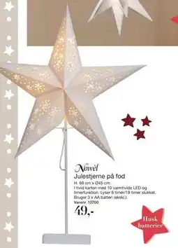 Harald Nyborg Julestjerne på fod, DKK 49 tilbud