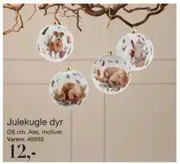 Harald Nyborg Julekugle dyr, DKK 12 tilbud
