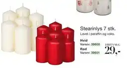 Harald Nyborg Stearinlys 7 stk, DKK 29 tilbud