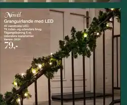Harald Nyborg Granguirlande med LED, DKK 79 tilbud