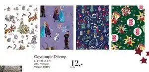 Gavepapir Disney, DKK 12