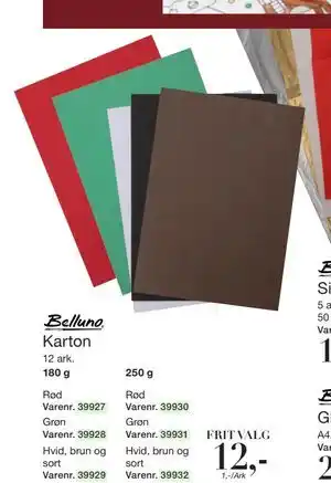 Harald Nyborg Karton, DKK 12 tilbud