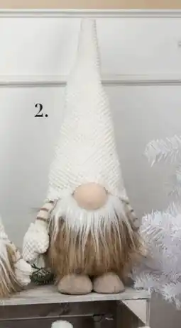 Harald Nyborg Nisse med hvide vanter og nissehue, DKK 79 tilbud