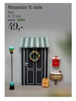 Harald Nyborg Nissedør 6 dele, DKK 49 tilbud
