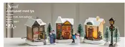 Harald Nyborg Julebysæt med lys, DKK 99 tilbud