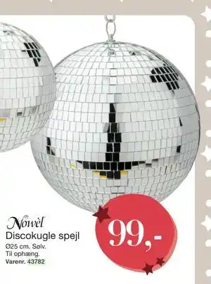 Discokugle spejl, DKK 99