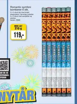 Harald Nyborg Romantic symfoni bomberør 6 stk., DKK 119 tilbud