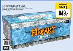 Harald Nyborg Fire Whirl batteri 145 skud, DKK 649 tilbud