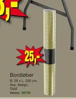 Harald Nyborg Bordløber, DKK 25 tilbud