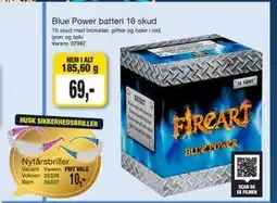 Harald Nyborg Blue Power batteri 16 skud 16 skud, DKK 69 tilbud