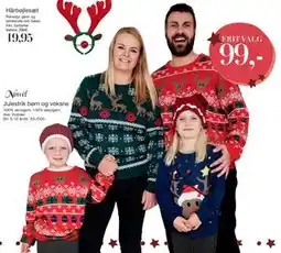 Harald Nyborg Julestrik børn og voksne, DKK 99 tilbud