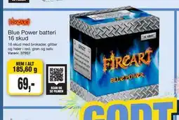 Harald Nyborg Blue Power batteri 16 skud, DKK 69 tilbud