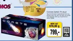Harald Nyborg Comets batteri 75 skud, DKK 799 tilbud