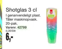 Harald Nyborg Shotglas 3 cl, DKK 6 tilbud