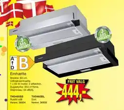 Harald Nyborg Emhætte, DKK 444 tilbud