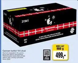 Harald Nyborg Operaen batteri 104 skud, DKK 499 tilbud