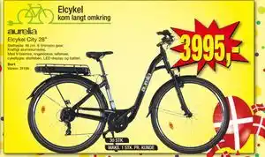 Elcykel City 28”, DKK 3995