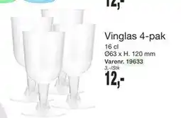 Harald Nyborg Vinglas 4-pak, DKK 12 tilbud