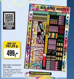 Harald Nyborg Monster sortiment 425 dele, DKK 499 tilbud