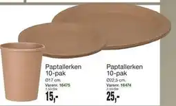 Harald Nyborg Paptallerken 10-pak, DKK 25 tilbud