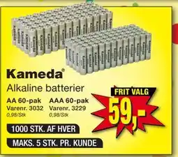 Harald Nyborg Alkaline batterier, DKK 59 tilbud