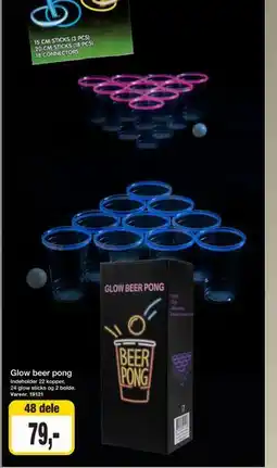 Harald Nyborg Glow beer pong, DKK 79 tilbud