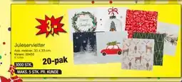 Harald Nyborg Juleservietter, DKK 3 tilbud