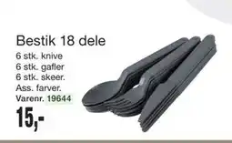Harald Nyborg Bestik 18 dele, DKK 15 tilbud