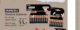 Harald Nyborg Alkaline batterier, DKK 44 tilbud