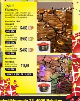 Harald Nyborg Klyngelys tilbud