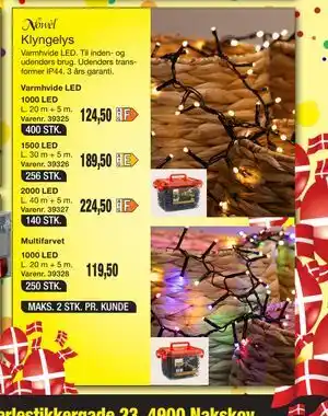 Harald Nyborg Klyngelys tilbud