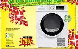Harald Nyborg Tørretumbler med varmepumpe, DKK 1799 tilbud