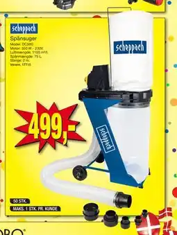 Harald Nyborg Spånsuger, DKK 499 tilbud