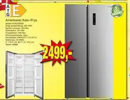 Harald Nyborg Amerikaner Køle-/Frys, DKK 2499 tilbud