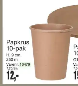 Harald Nyborg Papkrus 10-pak, DKK 12 tilbud
