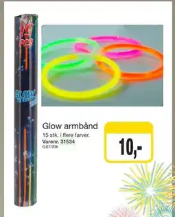 Harald Nyborg Glow armbånd, DKK 10 tilbud