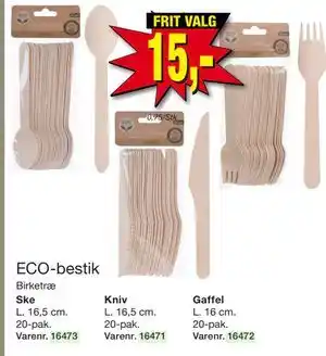 Harald Nyborg ECO-bestik, DKK 15 tilbud