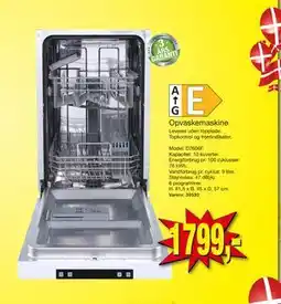Harald Nyborg Opvaskemaskine, DKK 1799 tilbud