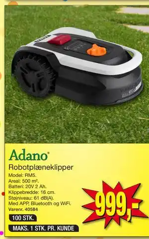 Harald Nyborg Robotplæneklipper, DKK 999 tilbud