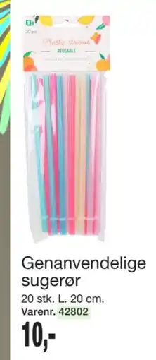 Harald Nyborg Genanvendelige sugerør, DKK 10 tilbud