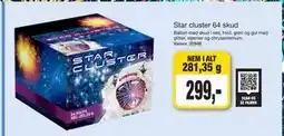 Harald Nyborg Star cluster 64 skud, DKK 299 tilbud