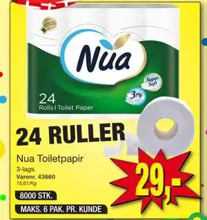 Harald Nyborg Nua Toiletpapir, DKK 29 tilbud