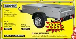 Harald Nyborg Trailer, DKK 2995 tilbud