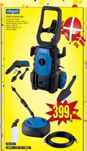 Harald Nyborg Højtryksrenser, DKK 399 tilbud