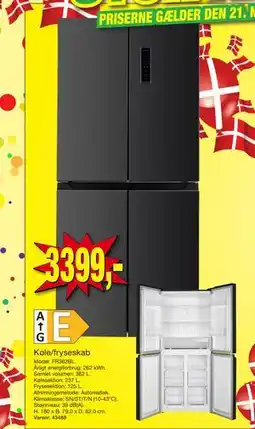 Harald Nyborg Køle/fryseskab, DKK 3399 tilbud