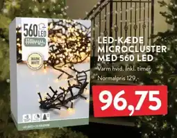 Plantorama Led-kæde microcluster med 560 led tilbud
