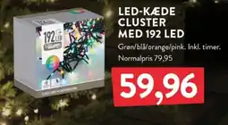 Plantorama Led-kæde cluster med 192 led tilbud